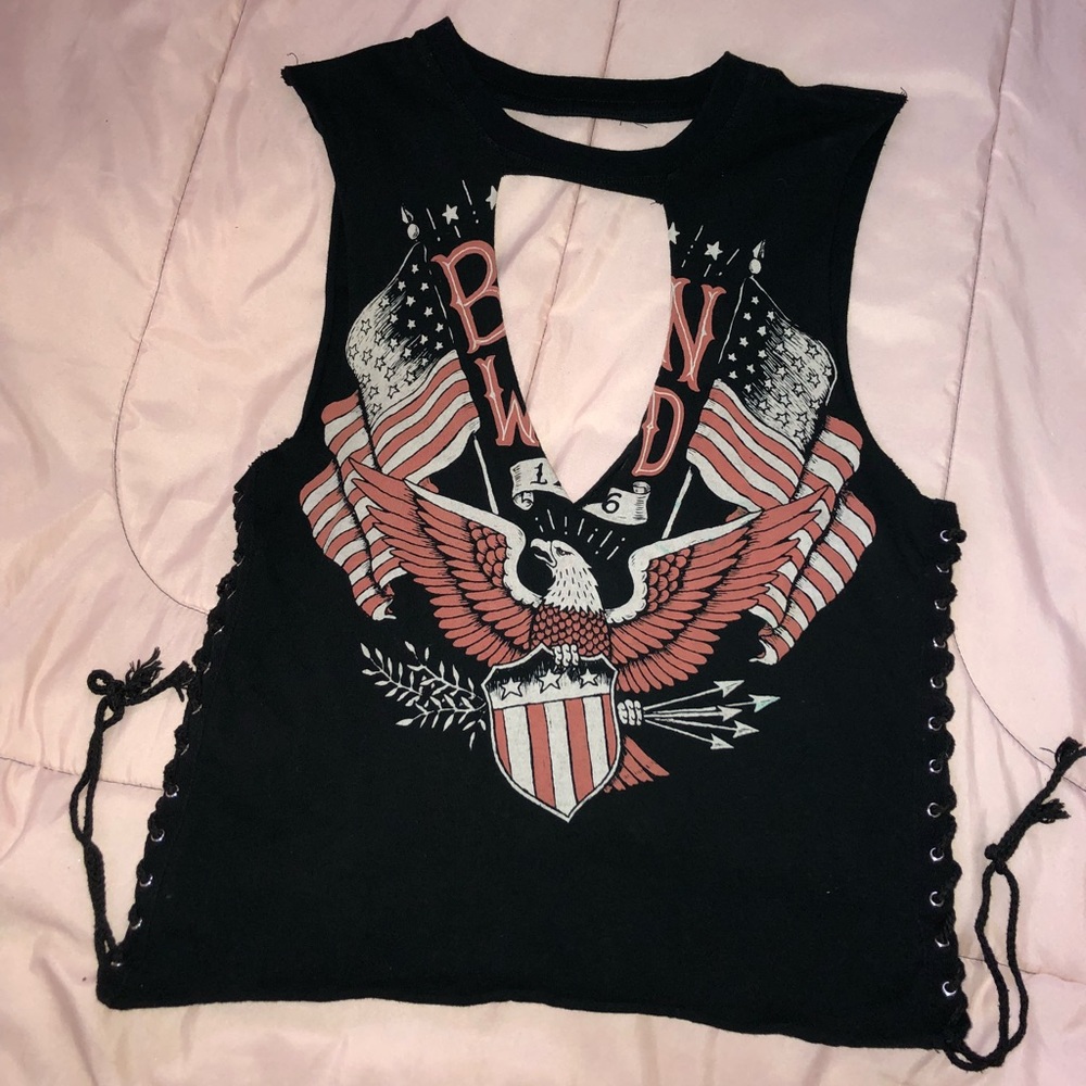 FOREVEE 21 cut T-shirt